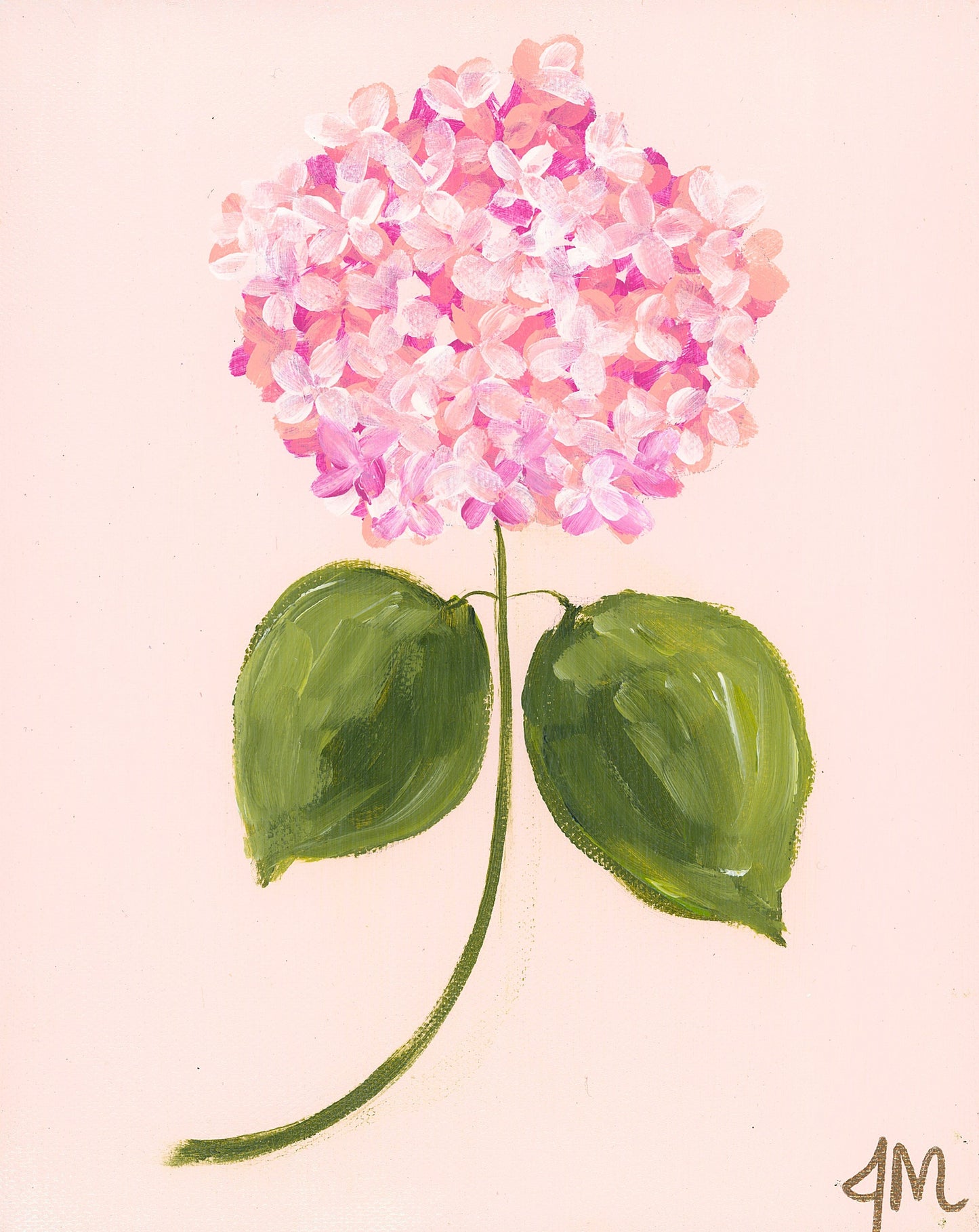 Pink Hydrangea Print