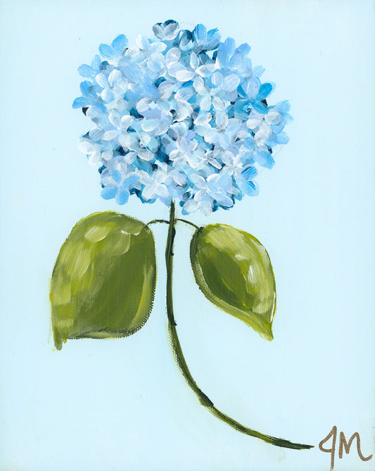 Blue Hydrangea Print