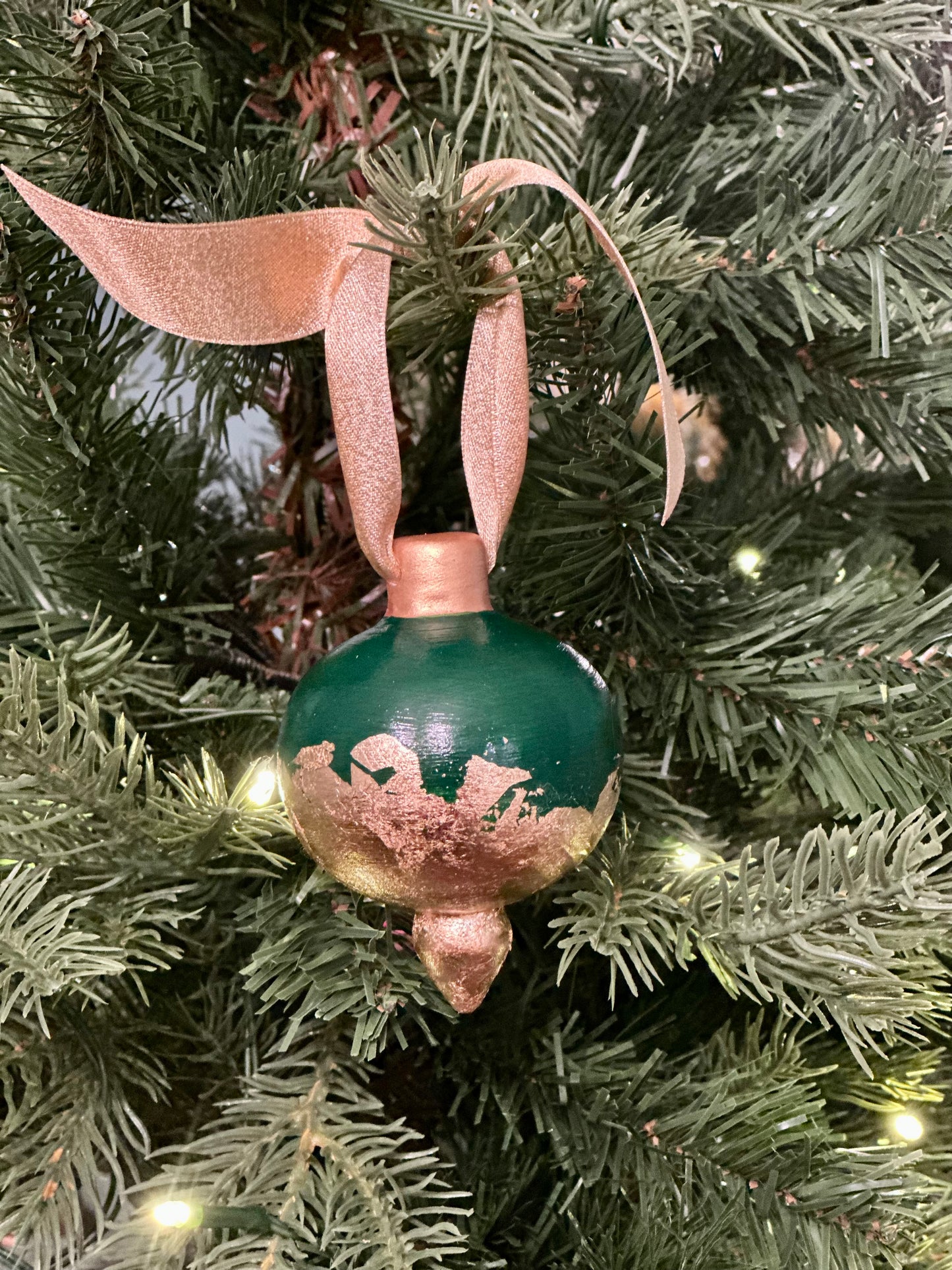 Evergreen Gold Leaf Ornament 2